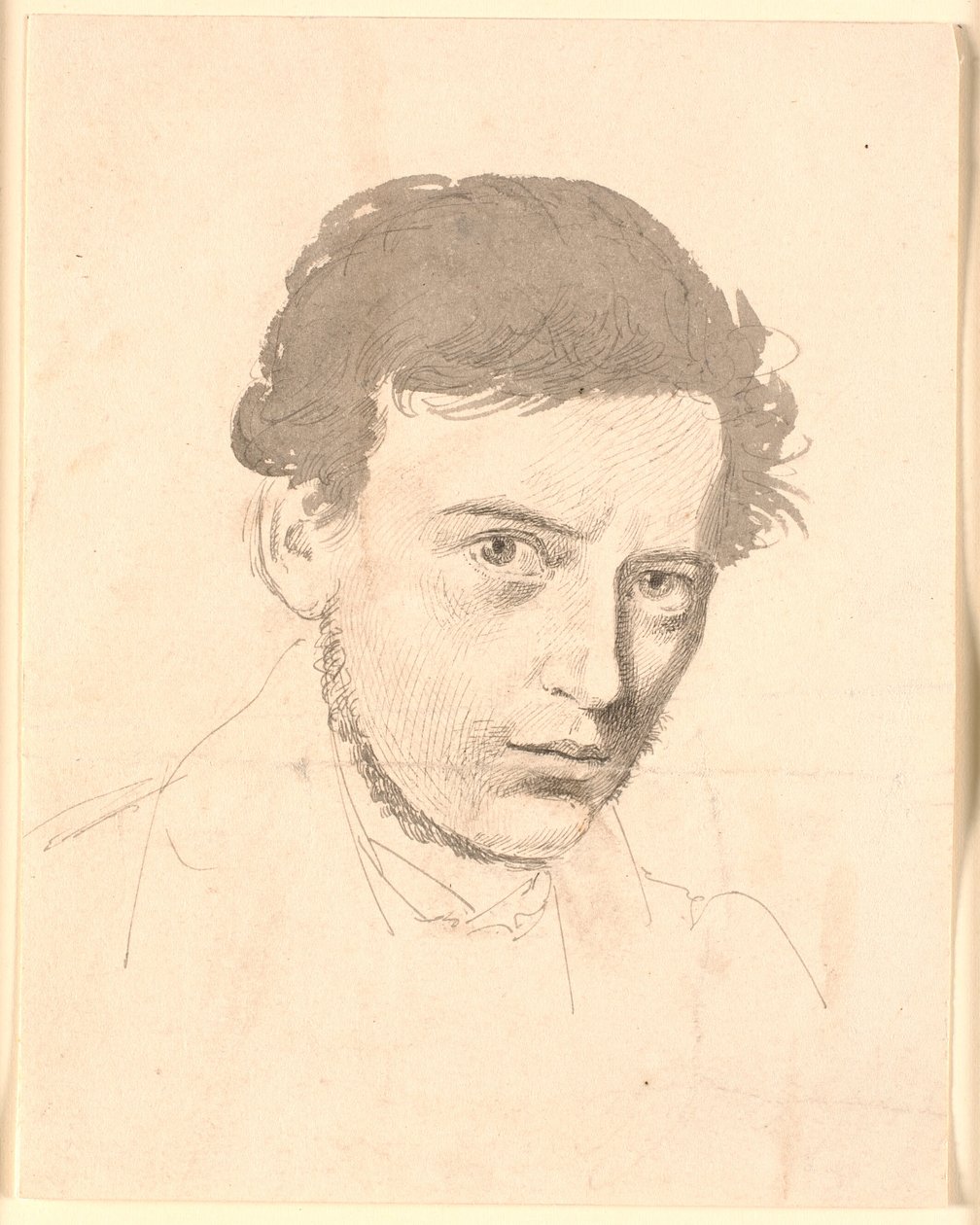 Portrait of a Young Man by Johan Thomas Lundbye