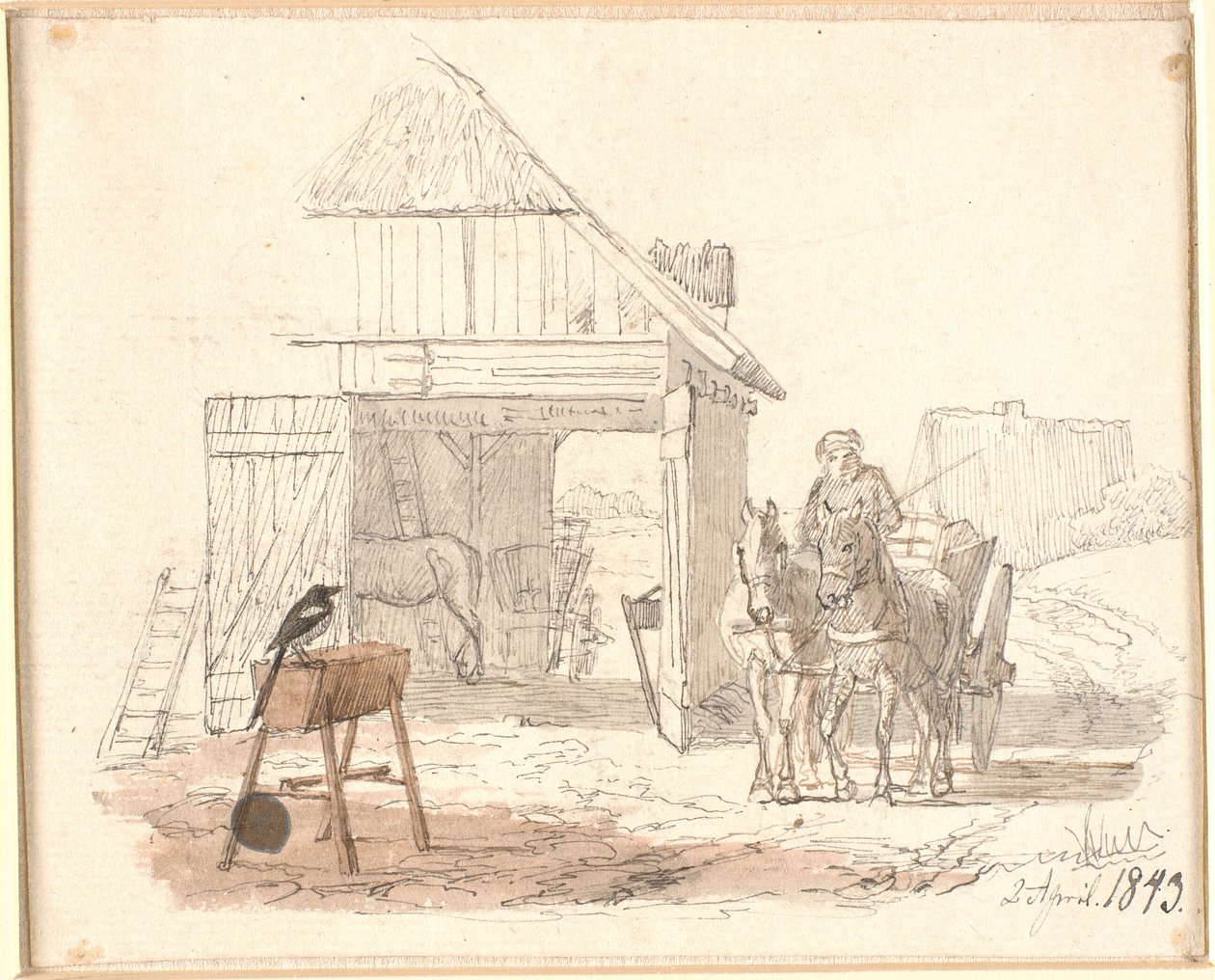 The Magpie. Illustration for Kaalund