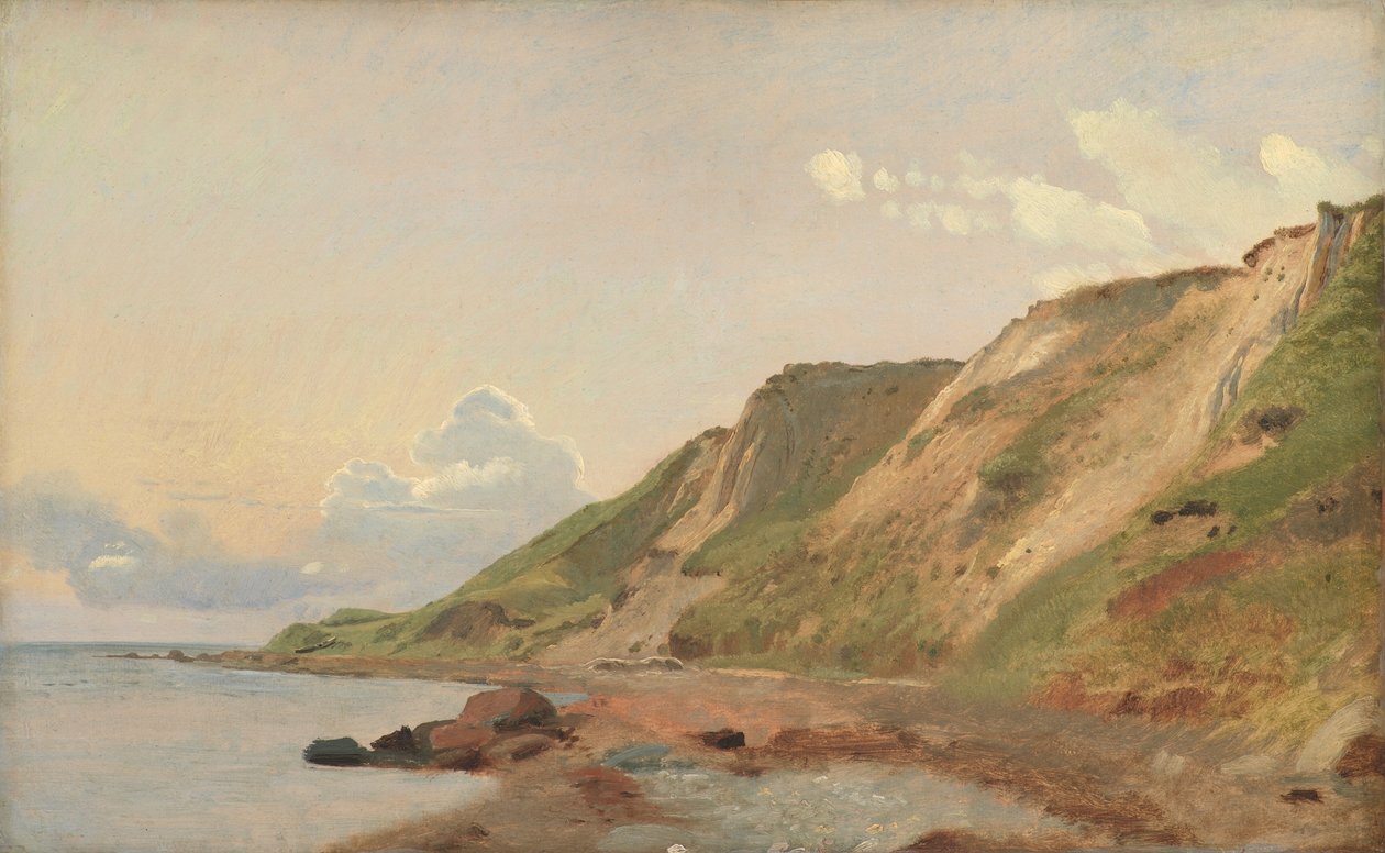 Study of Cliffs at the South Coast of Refsnæs by Johan Thomas Lundbye