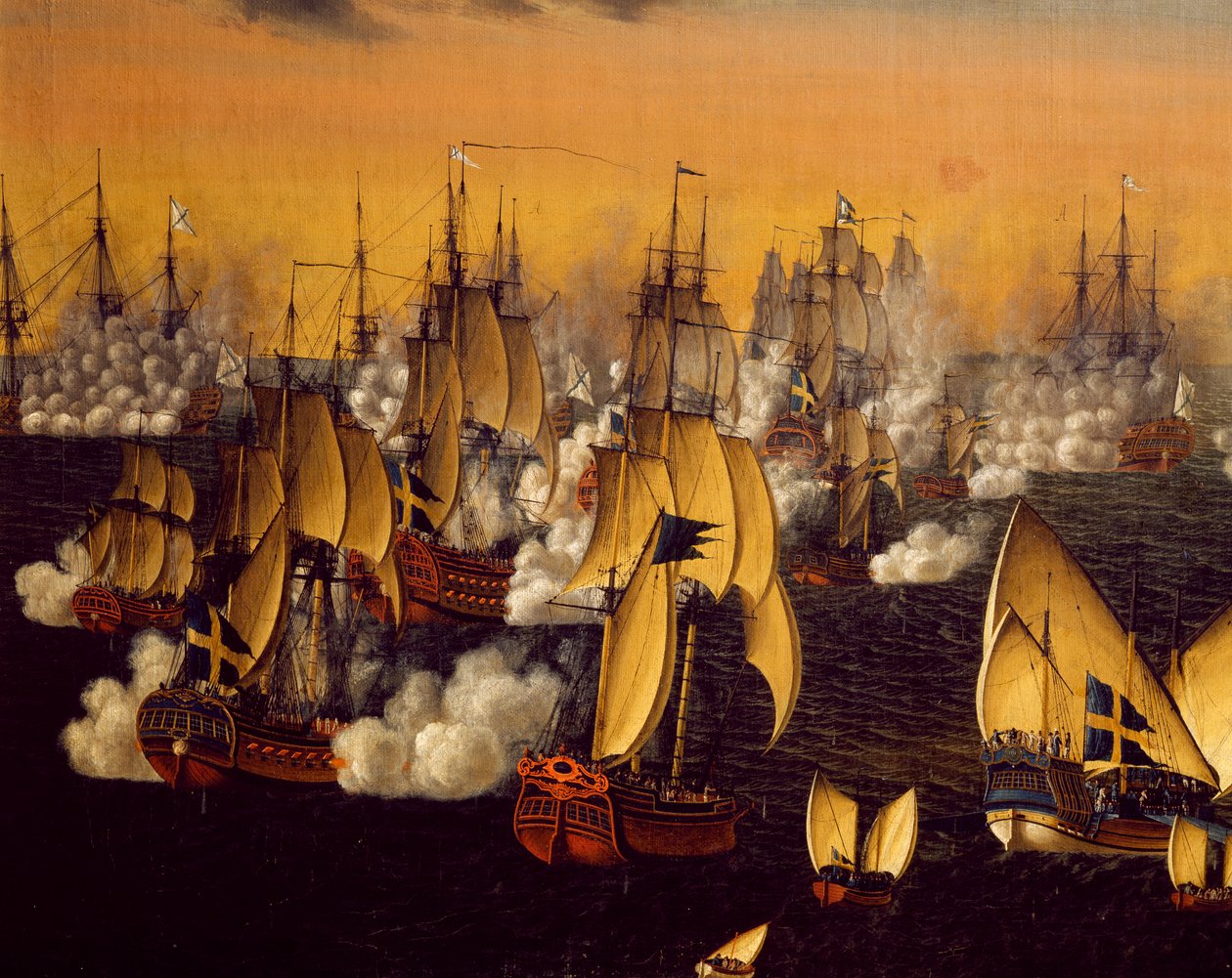 Battle of Bjorko, Near Stockholm by Johan Tietrich Schoultz