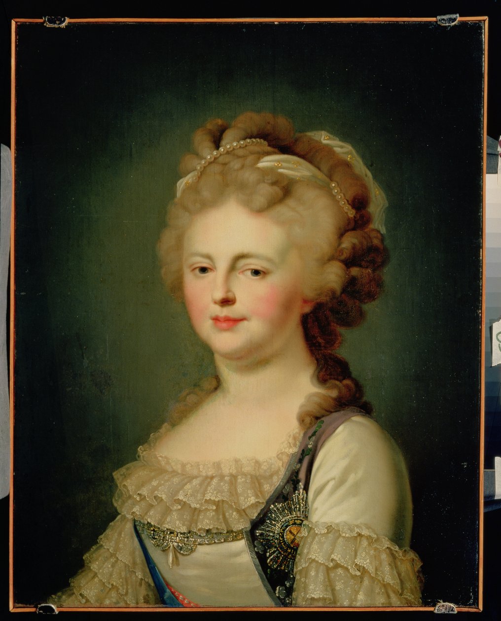 Portrait of Empress Maria Fyodorovna (1759-1828) by Johann Baptist Edler von Lampi