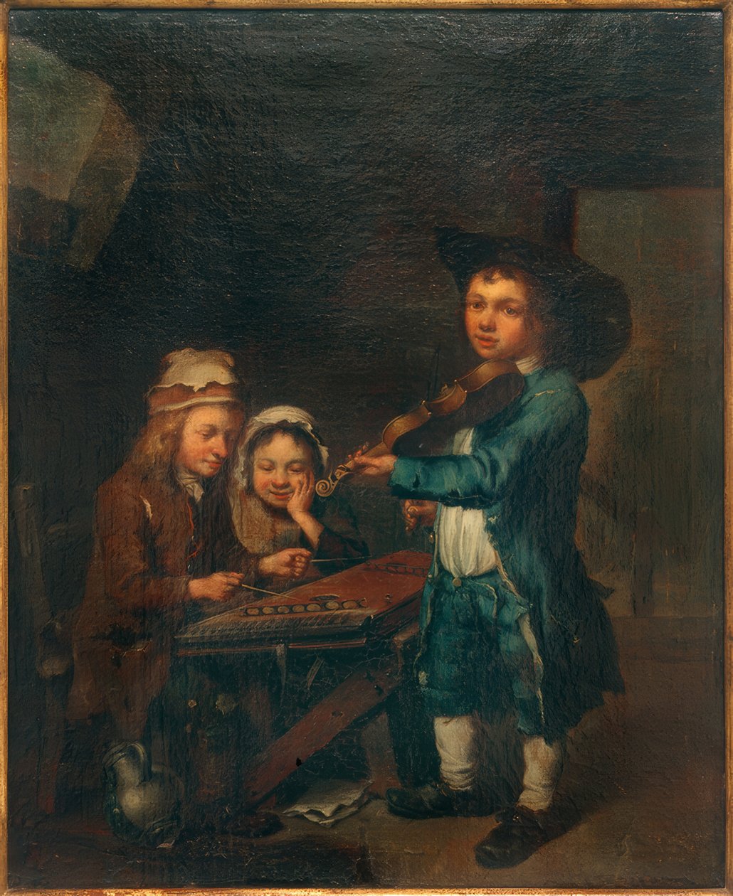 Children Making Music by Johann Conrad Seekatz