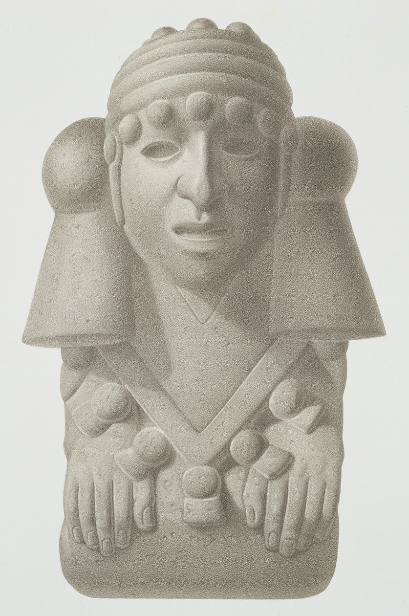The Rain God, Cocijo, plate 52 from 