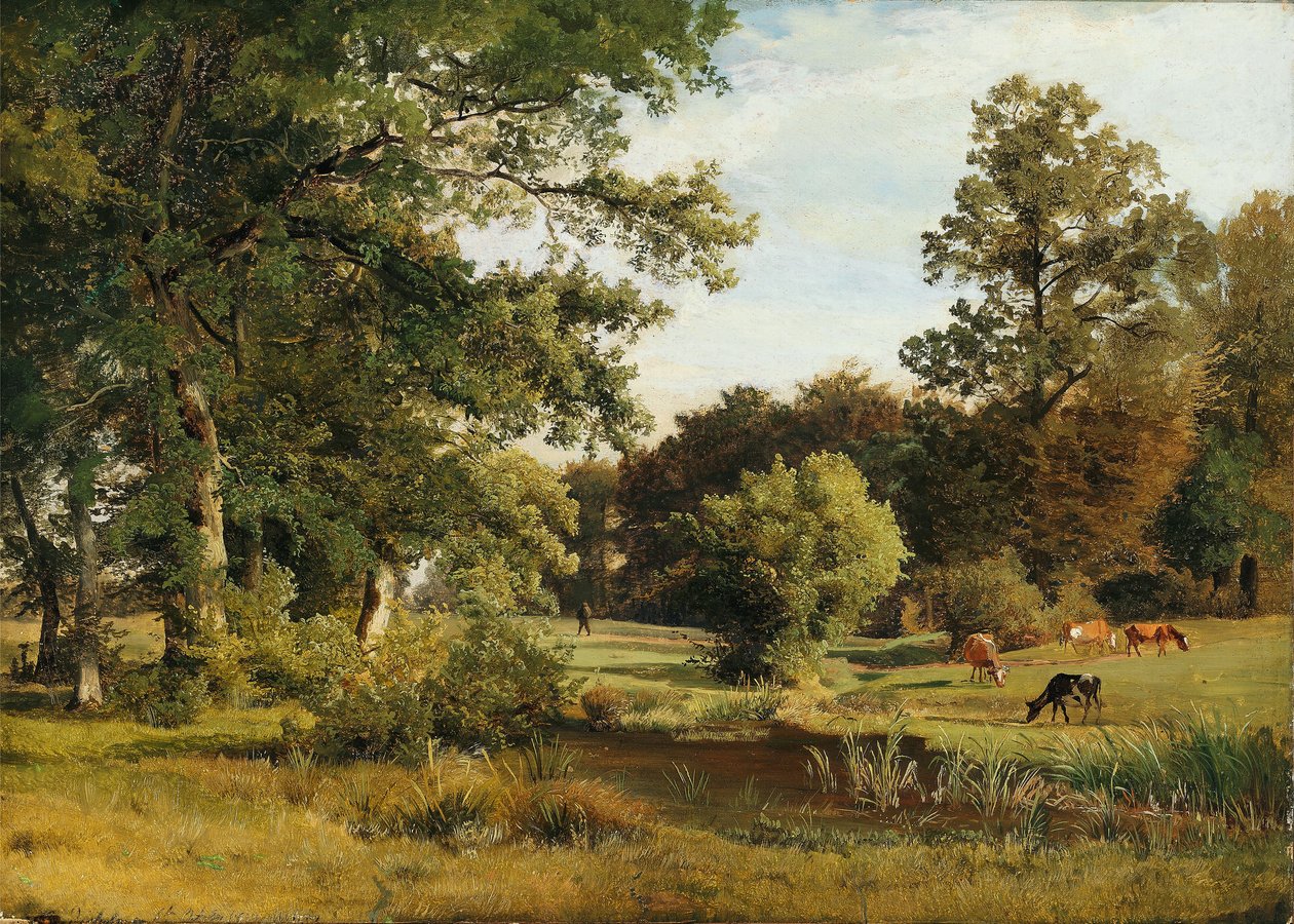 In Dragsholm Castle Park by Johann Georg Paul Mohr