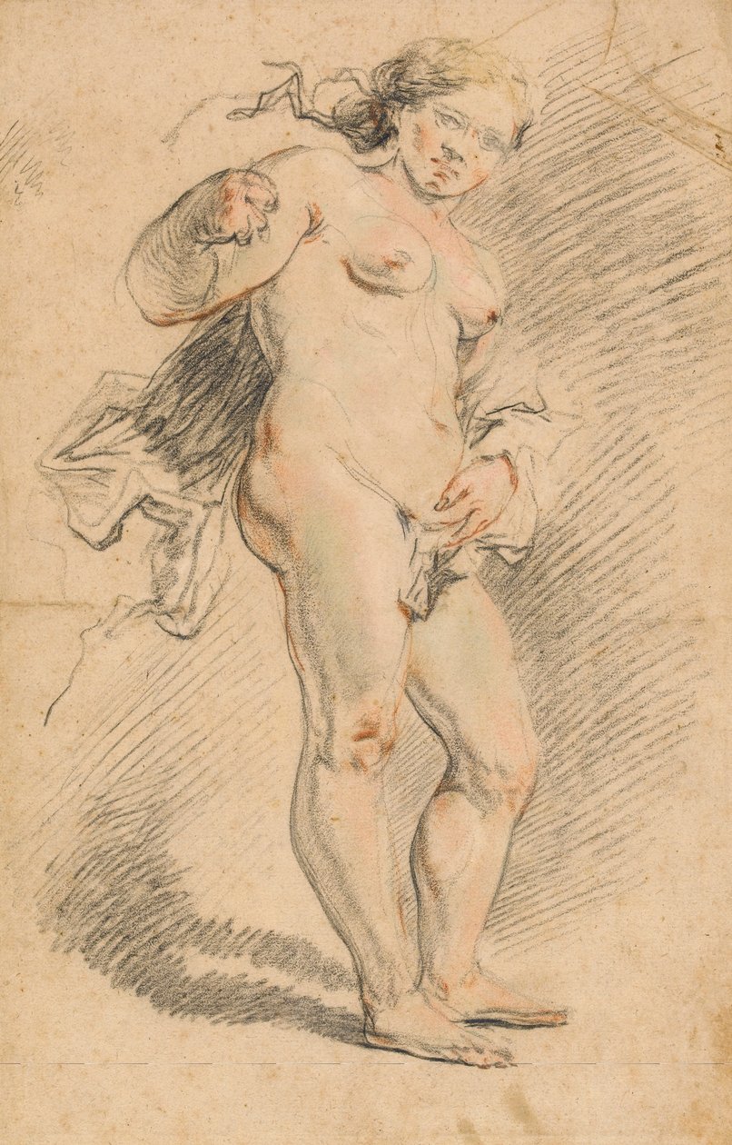 Nude woman standing by Johann Liss
