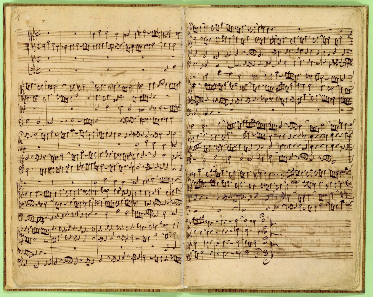 Pages from Score of the 