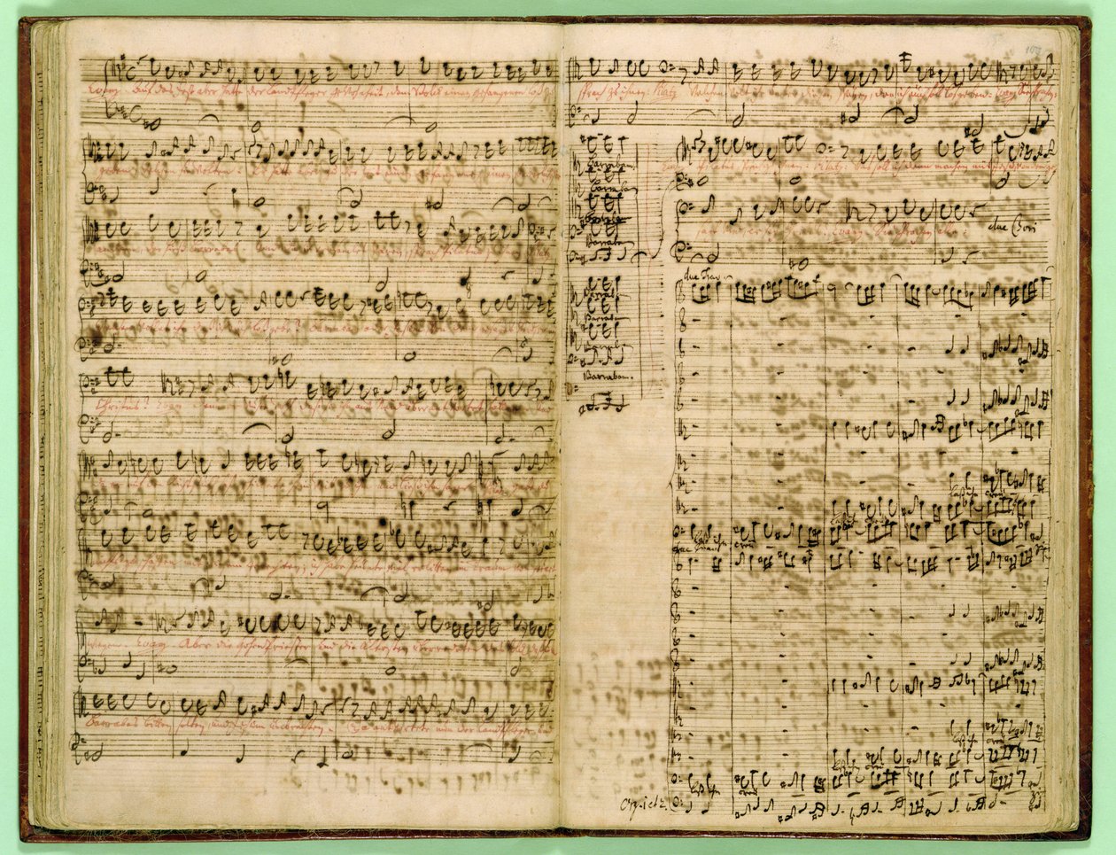 Pages from Score of the 