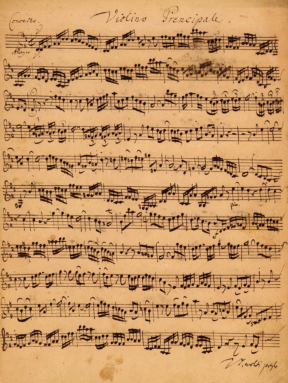 The Brandenburger Concertos, No.5 D-Dur, 1721 by Johann Sebastian Bach