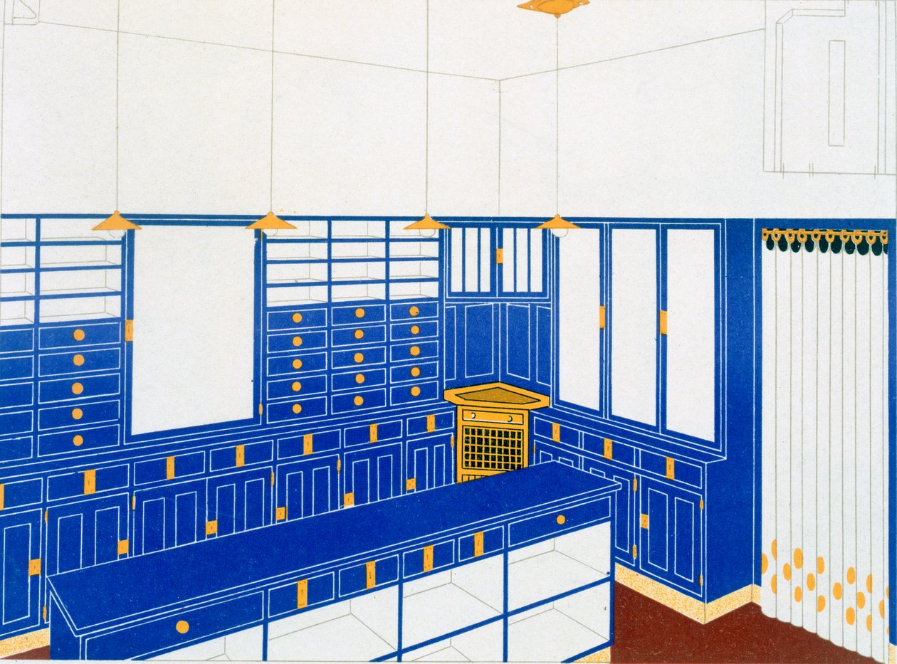 Das Interieur IV, a glove shop by Johann Stubner