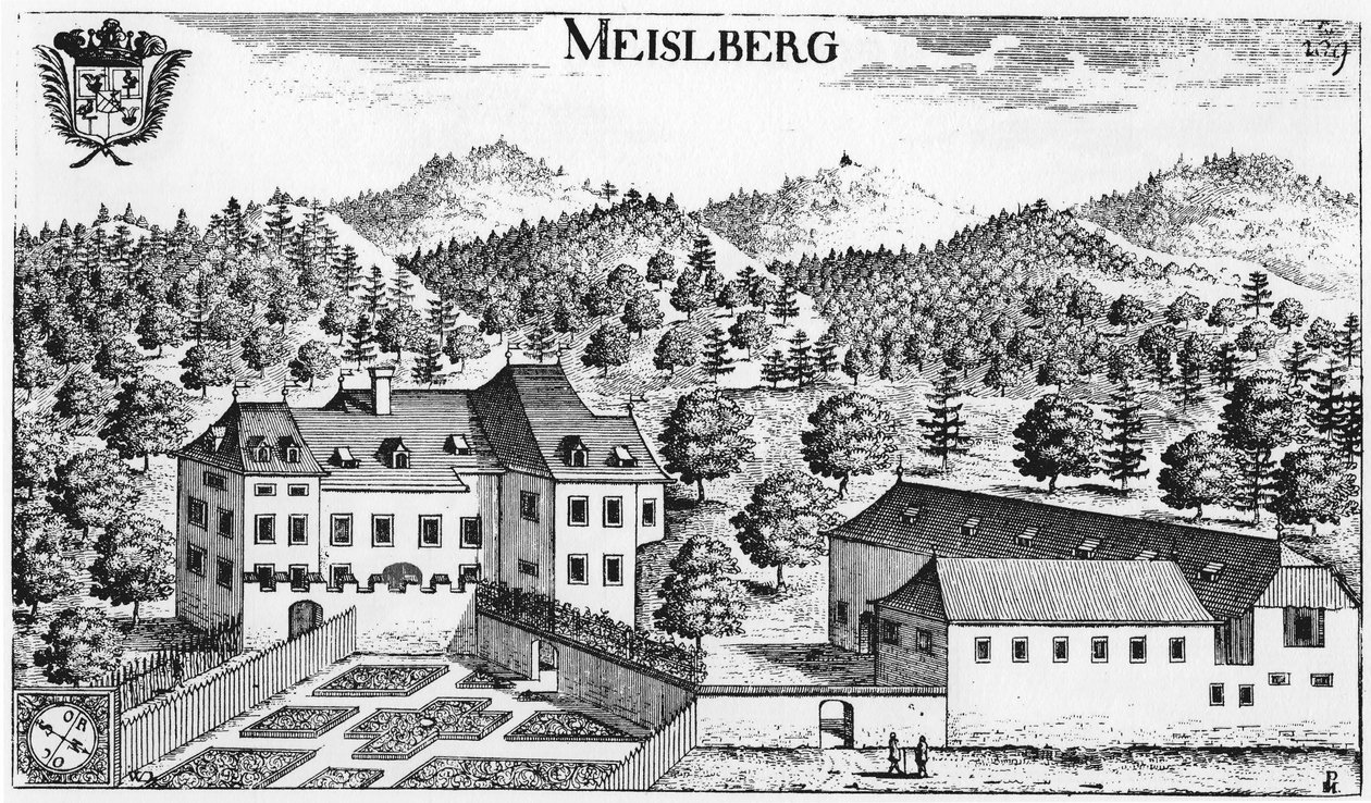 Castle Meiselberg in Maria Saal, Carinthia, Austria, European Union by Johann Weikhard von Valvasor