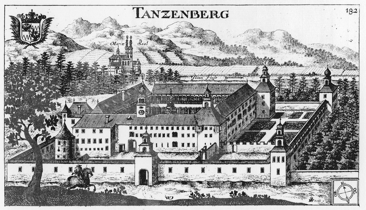Castle Tanzenberg in Sankt Veit an der Glan, Carinthia, Austria, European Union by Johann Weikhard von Valvasor