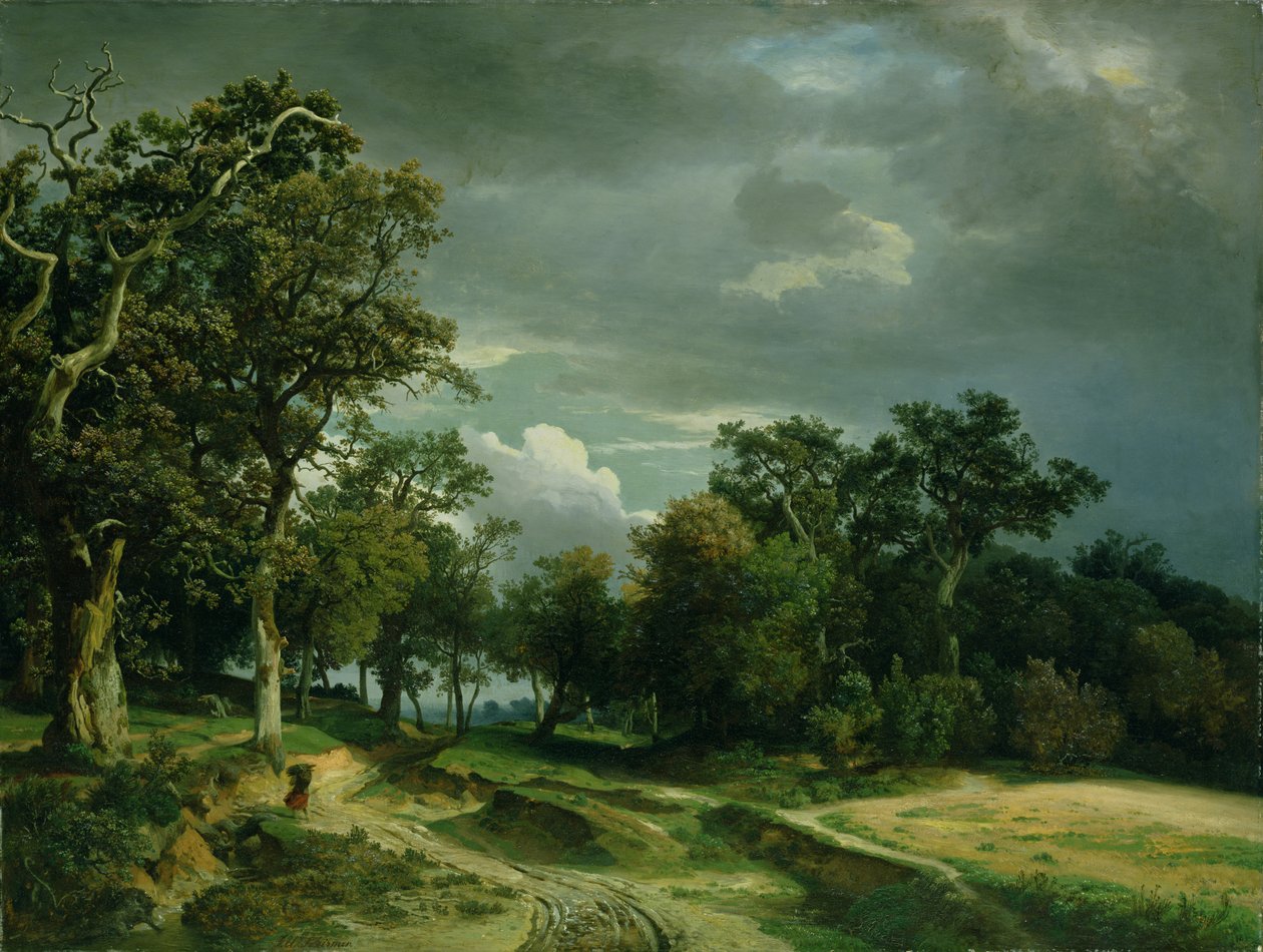 The Path on the Edge of the Wood, c.1851 by Johann Wilhelm Schirmer