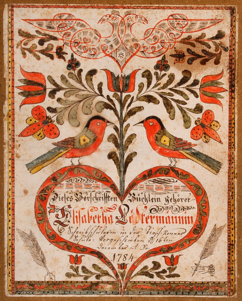 Cover for a Book of Copy Models by Johann Adam Eyer