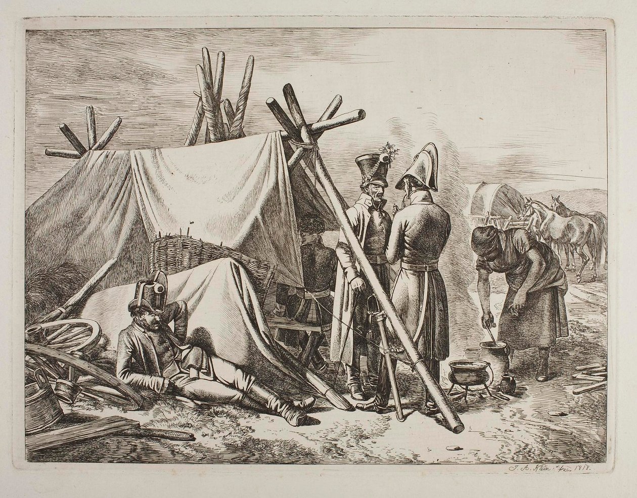 Austrian Military by a Sutler