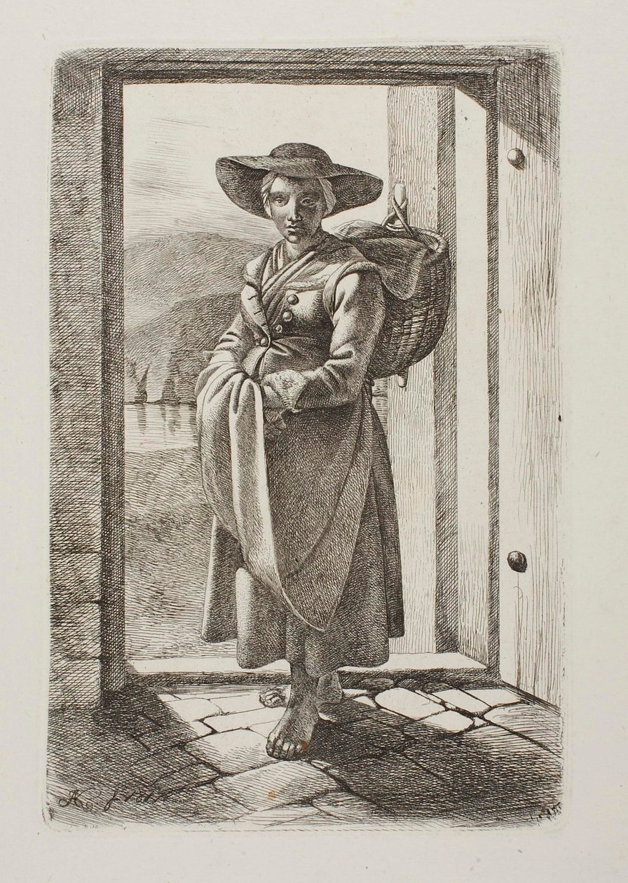 Hungarian Beggar by Johann Adam Klein