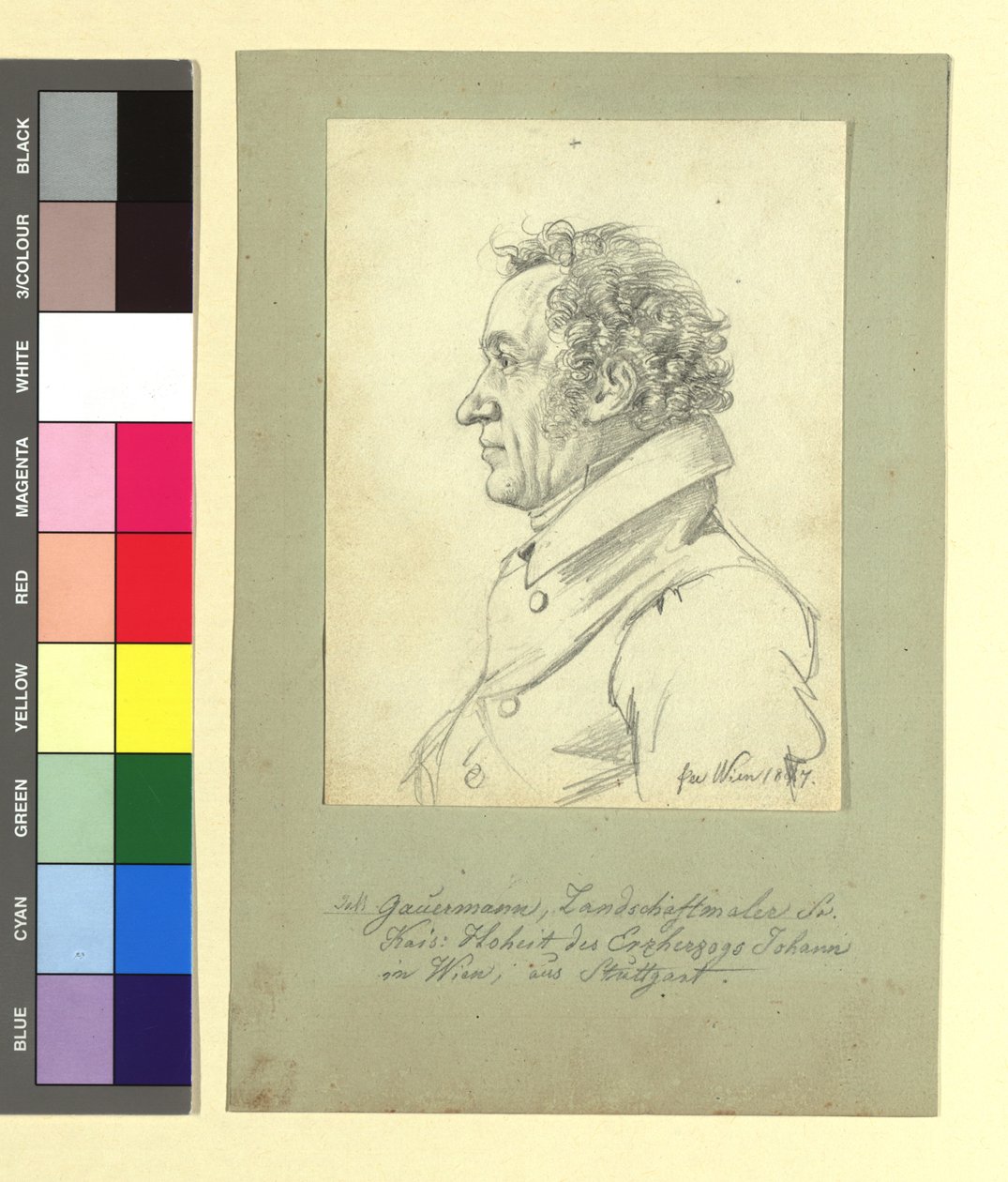 Jakob Gauermann (1773-1843), Painter by Johann Adam Klein