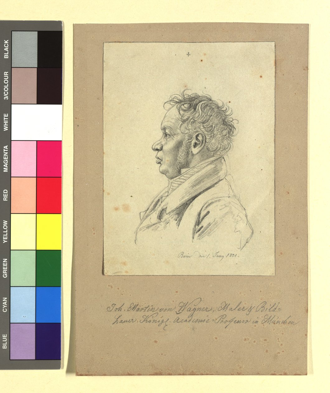 Johann Martin von Wagner (1777-1868), painter by Johann Adam Klein