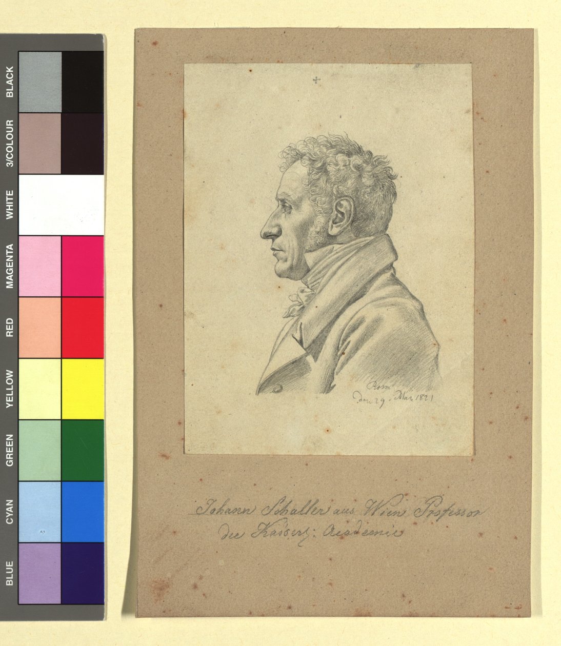 Johann Nepomuk Schaller (1777-1842), Sculptor by Johann Adam Klein