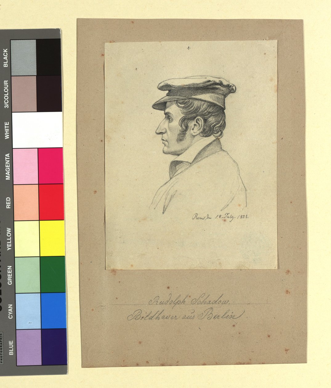 Rudolf Schadow (1786-1822), Sculptor by Johann Adam Klein