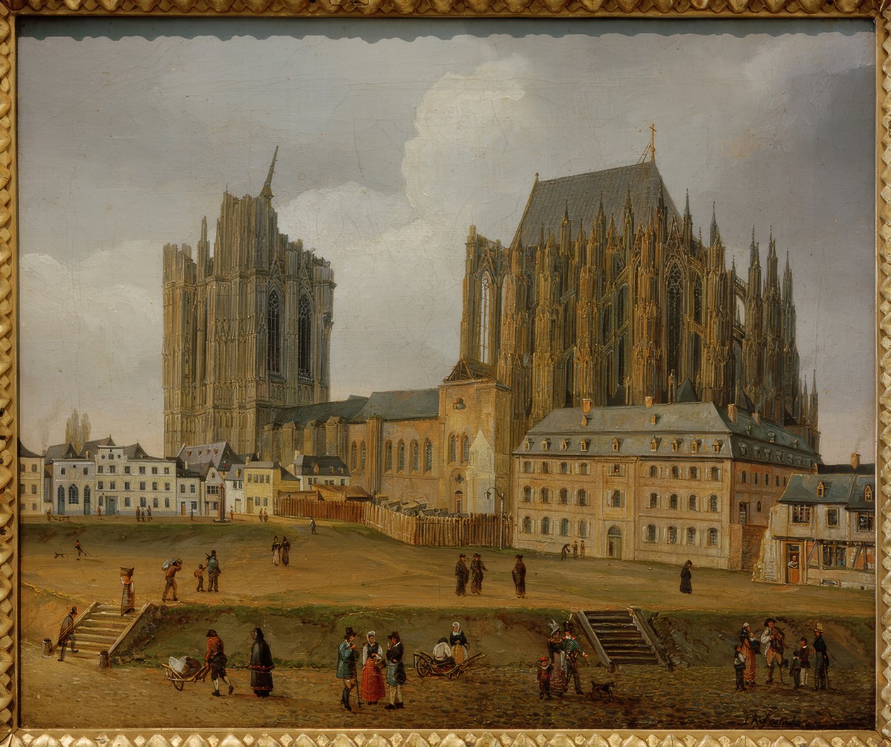 Cologne Cathedral from the Southeast by Johann Adolf Lasinsky
