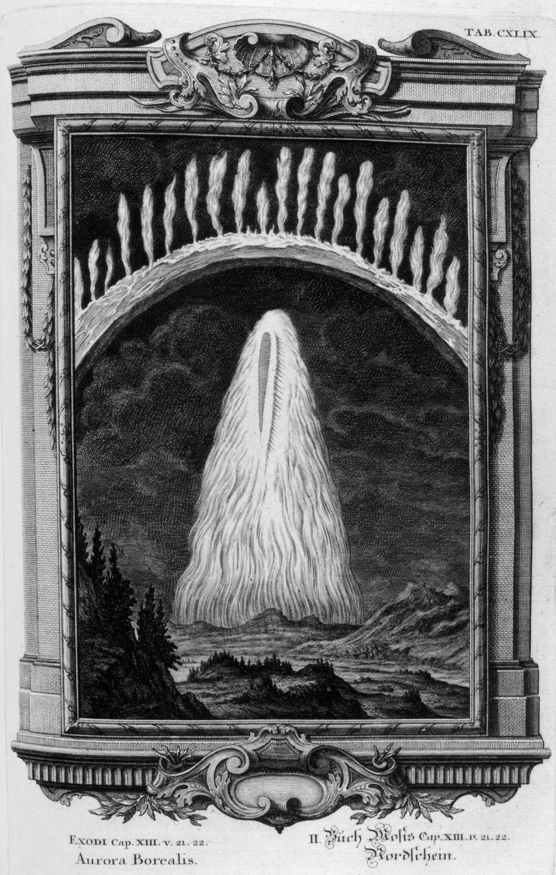 Aurora Borealis by Johann Andreas Pfeffel