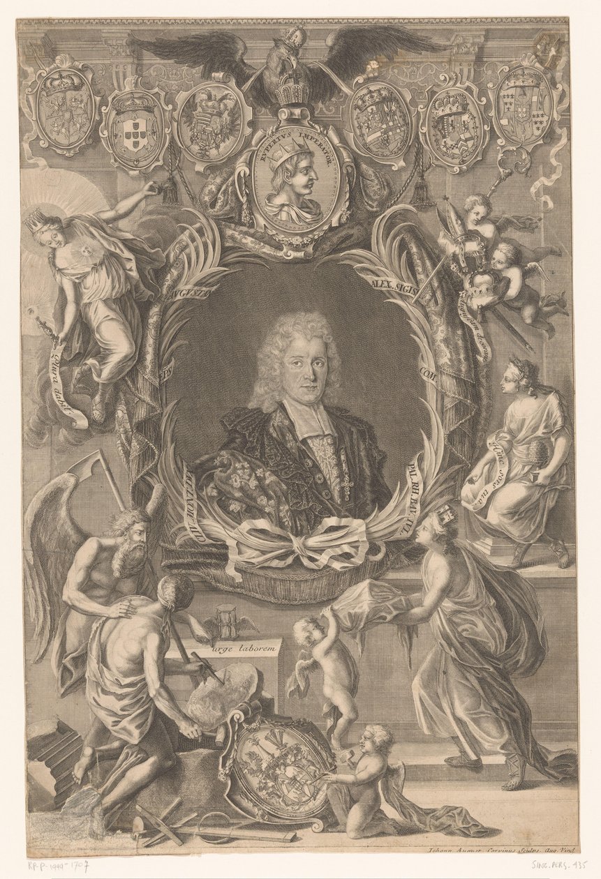 Portrait of Alexander Sigismund, Count Palatine of Neuburg by Johann August Corvinus