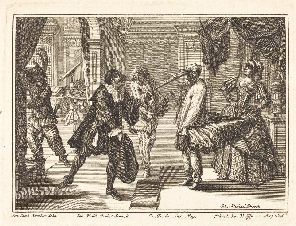 Harlequin at Dr. Polovard
