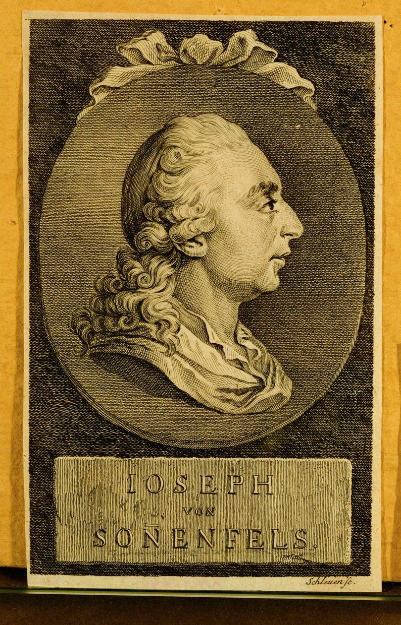 Joseph von Sonnenfels, Professor of Political Science at the University of Vienna by Johann Baptist Edler von Lampi