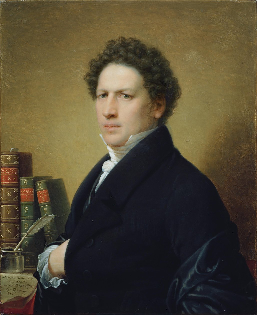 Dr. von Bach by Johann Baptist Lampi d. Ä.