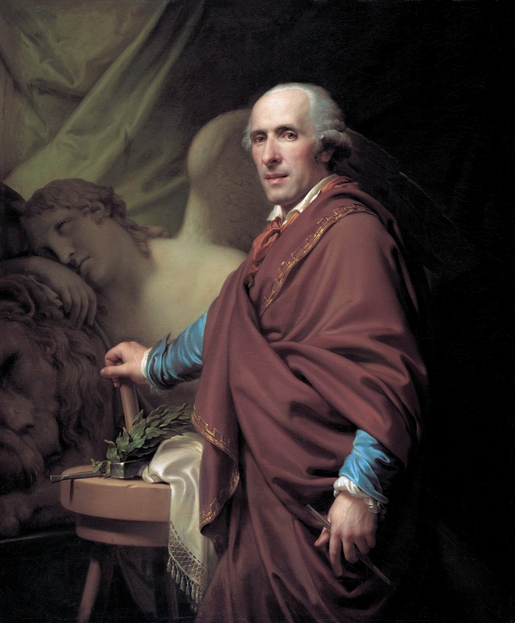 Portrait of the sculptor Antonio Canova, 1806 by Johann Baptist Lampi the Younger
