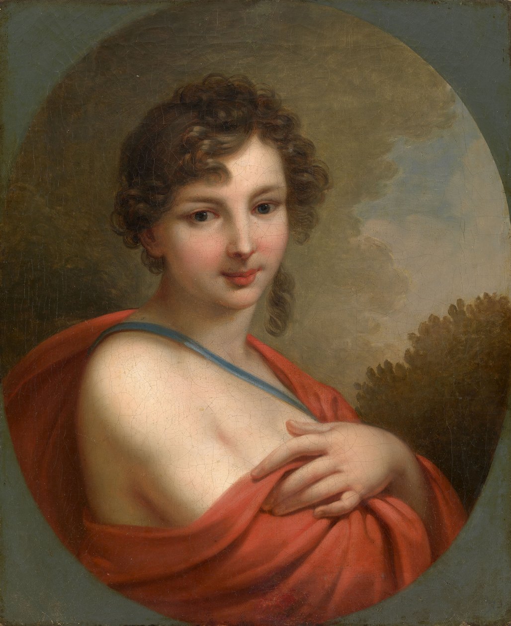 Portrait of Yelena Naryshkina 1785-1855, 1800 by Johann Baptist von Lampi the Elder