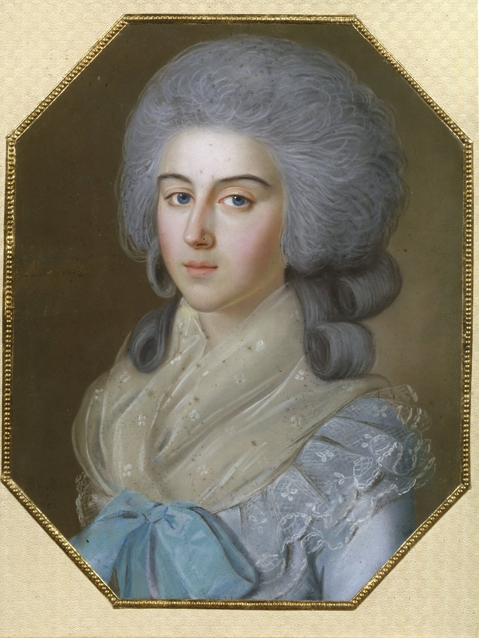 Portrait of Countess Anna Alexandrovna Golitsyna, Baroness Stroganova by Johann Bardou