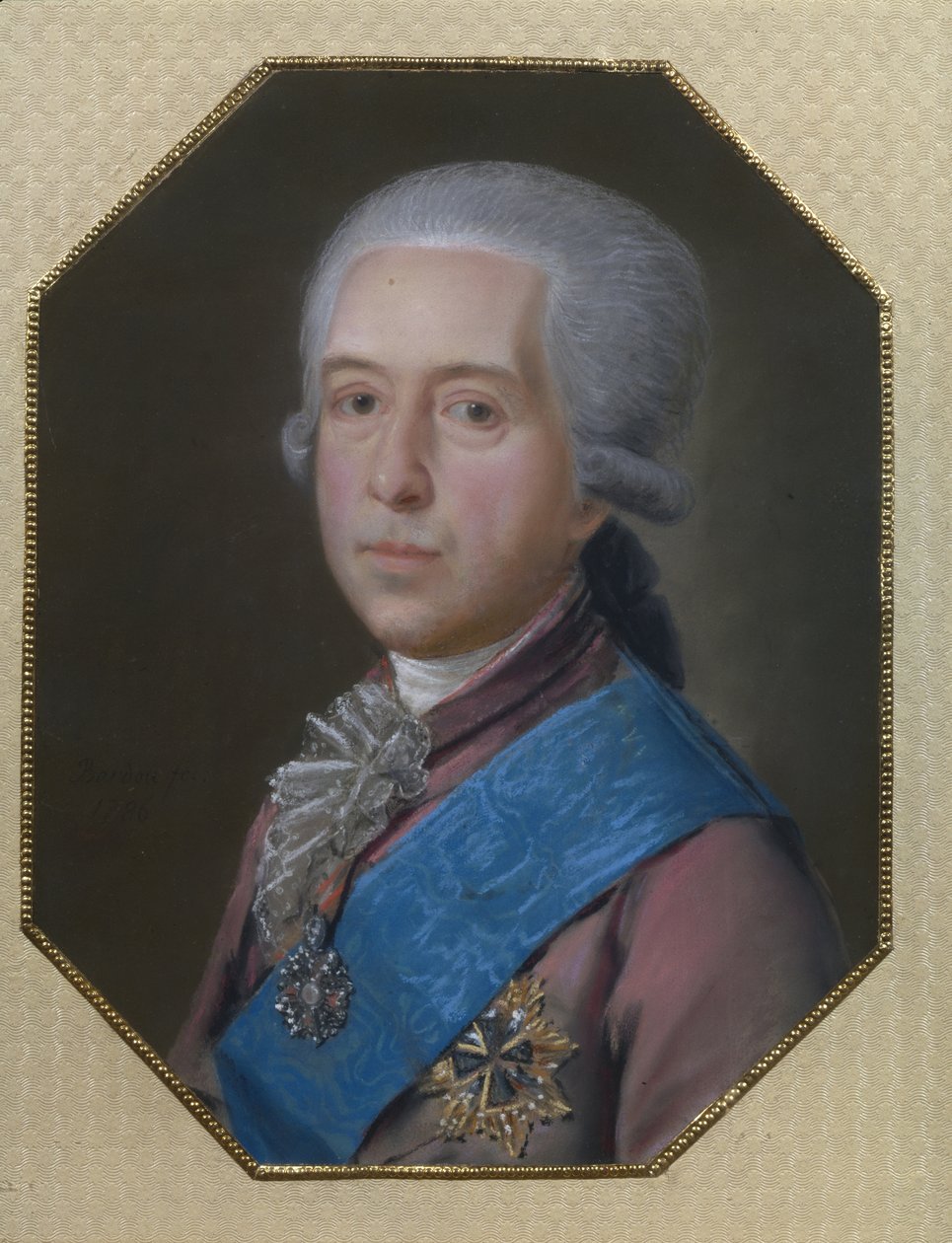 Portrait of General Count Mikhail Mikhaylovich Golitsyn, 1786 by Johann Bardou