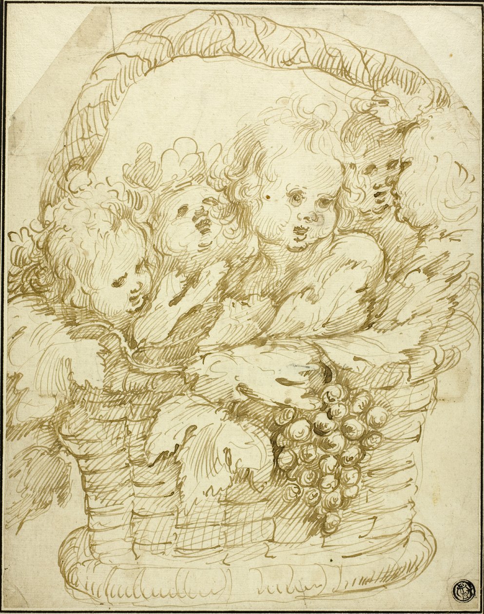 Basket of Cupids by Johann Boeckhorst