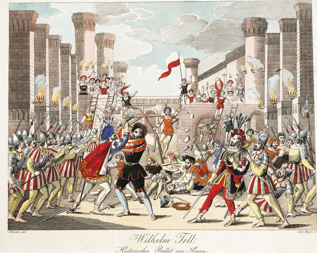 Historical Ballet of Henry, scene from 