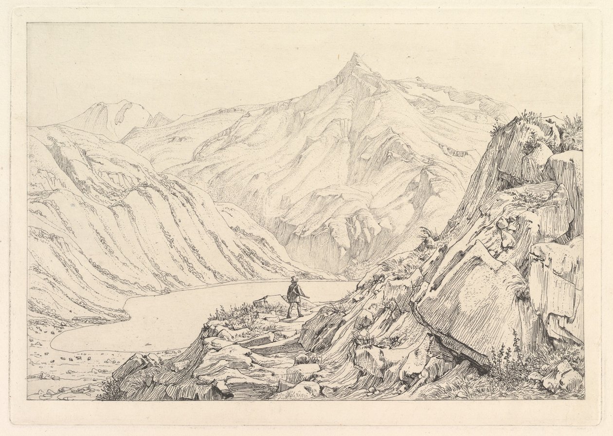 Bockhart Lake Der Bockhardsee, early 19th century by Johann Christian Erhard