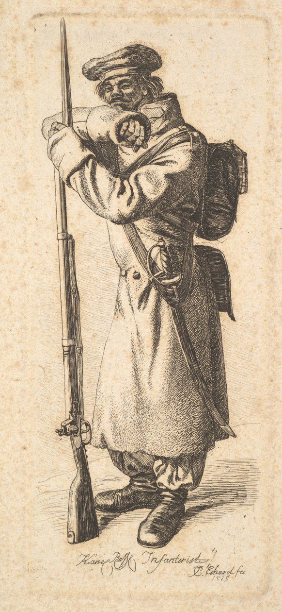 The Russian Infantryman, 1815 by Johann Christian Erhard