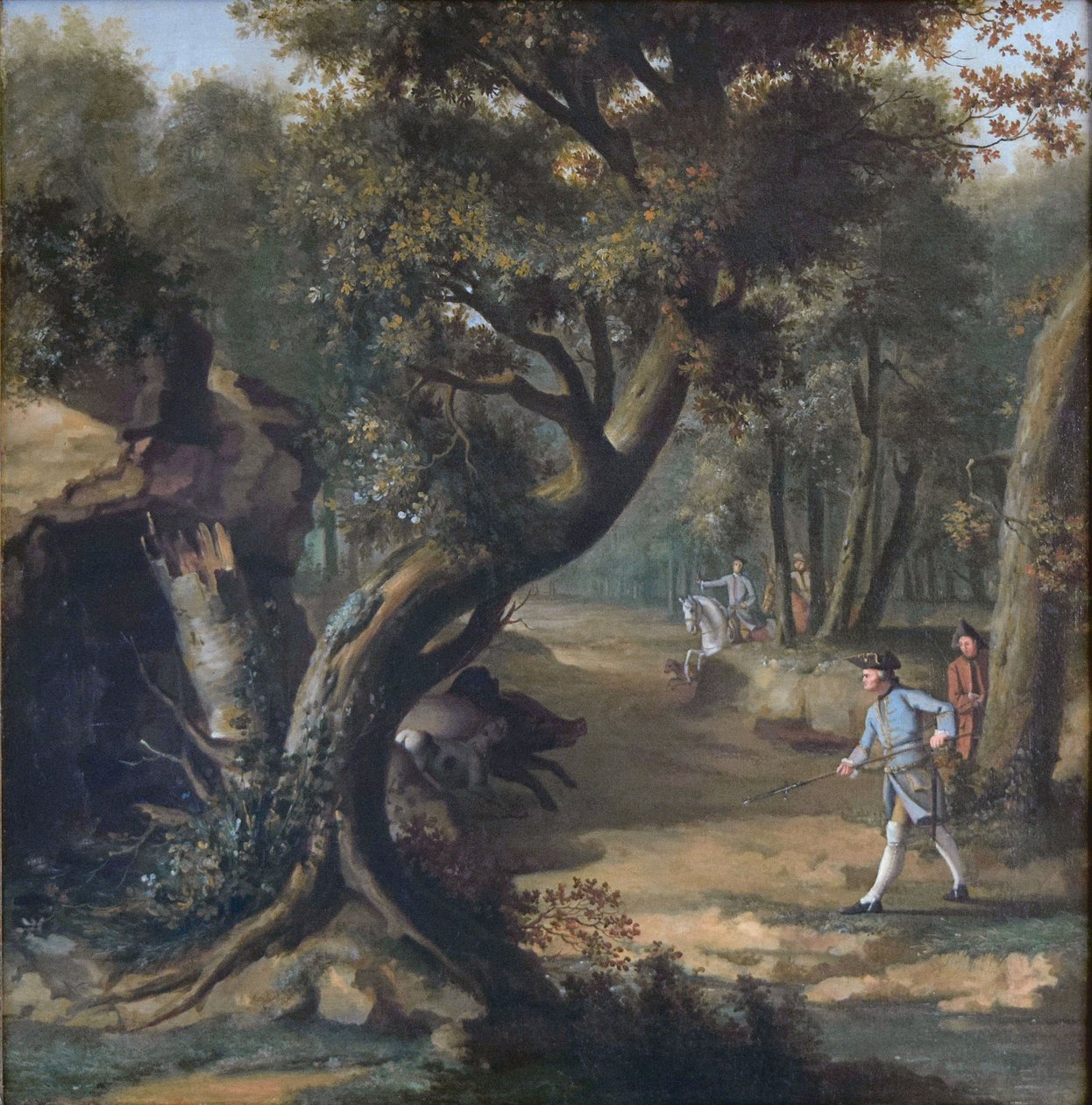 Boar Hunt by Johann Christian Klengel