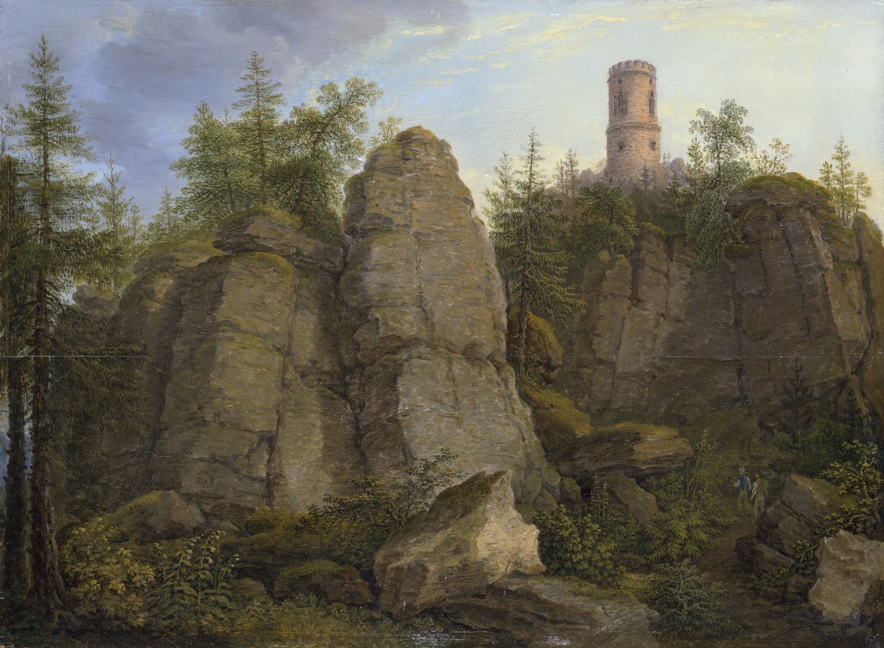 Klingstein, Porphyry Rocks near Aussig by Johann Christian Klengel
