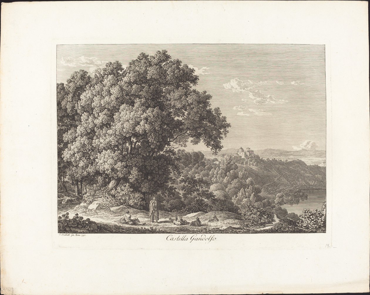 Castel Gandolfo by Johann Christian Reinhart