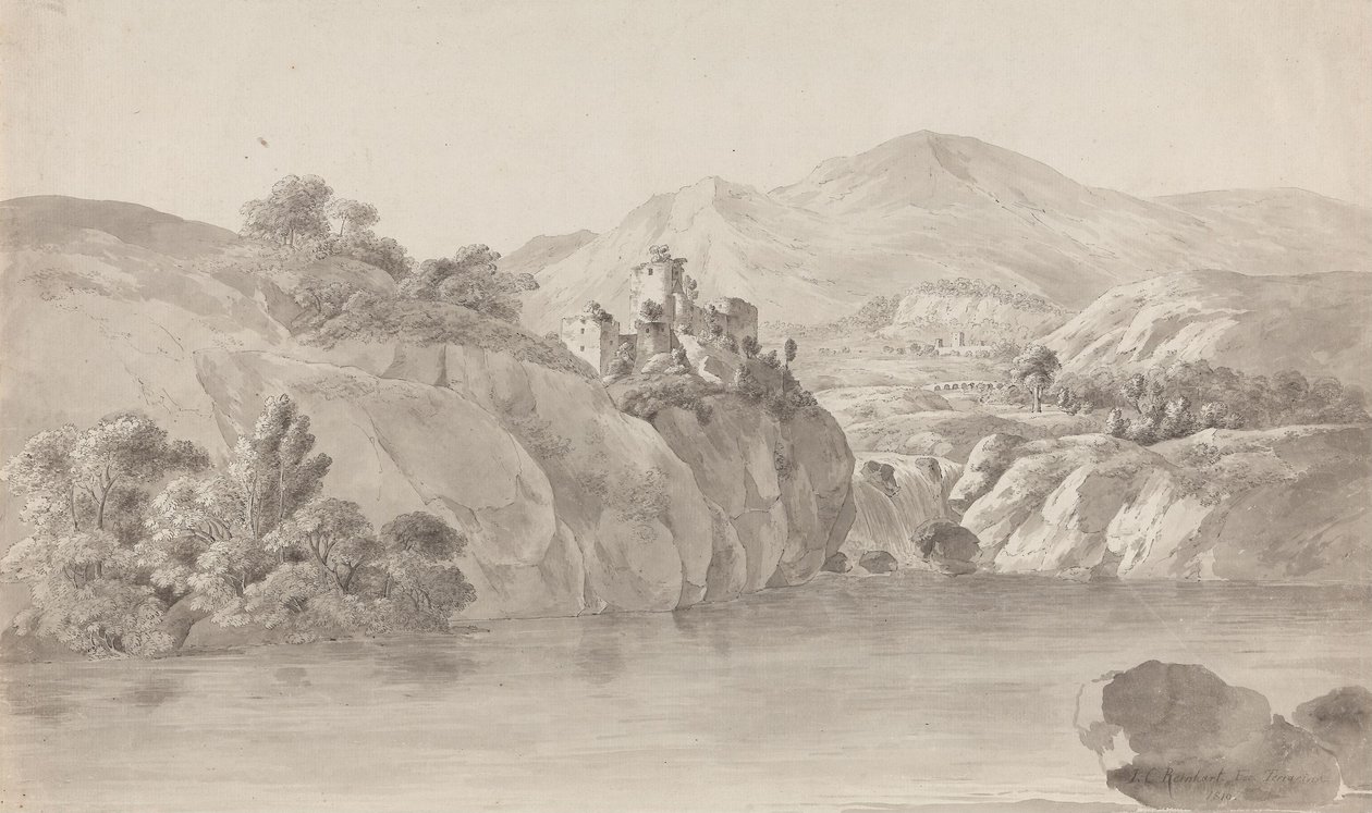 Terracina by Johann Christian Reinhart