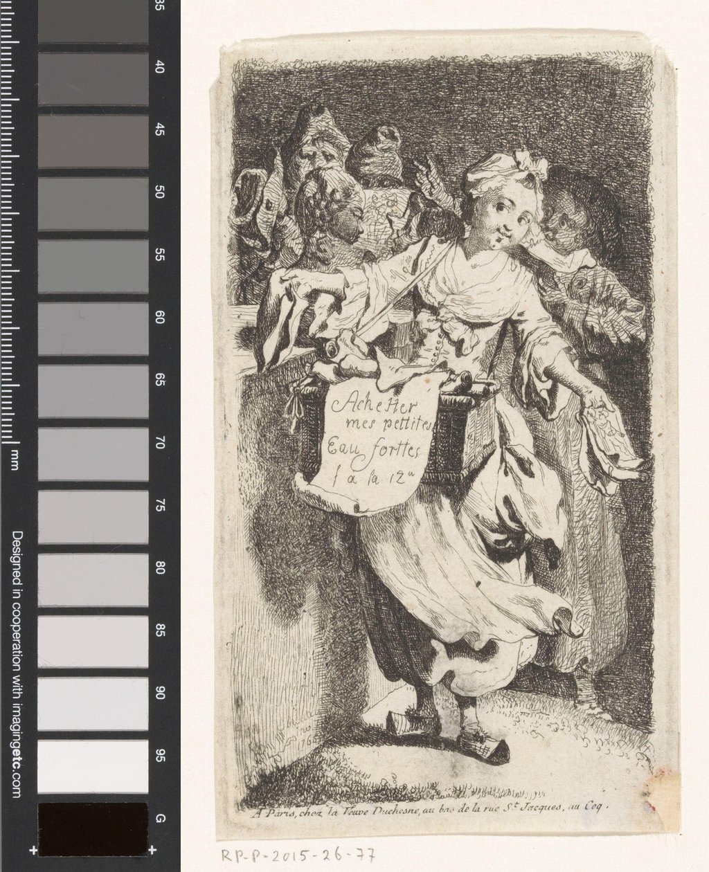 Print Seller by Johann Eleazar Schenau