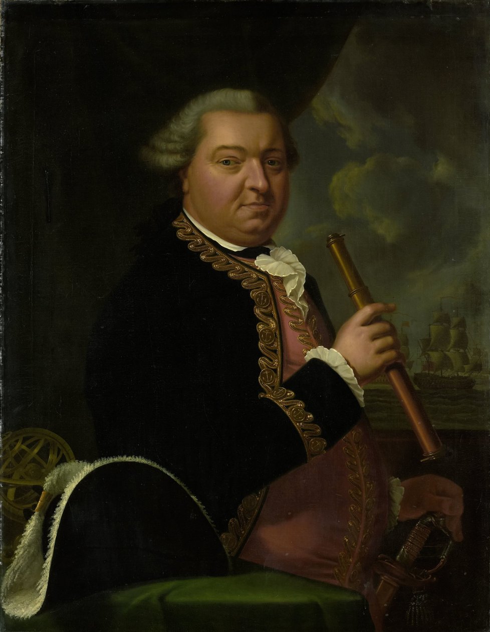 Willem Crul, Rear Admiral by Johann Ernst Heinsius (copy after)