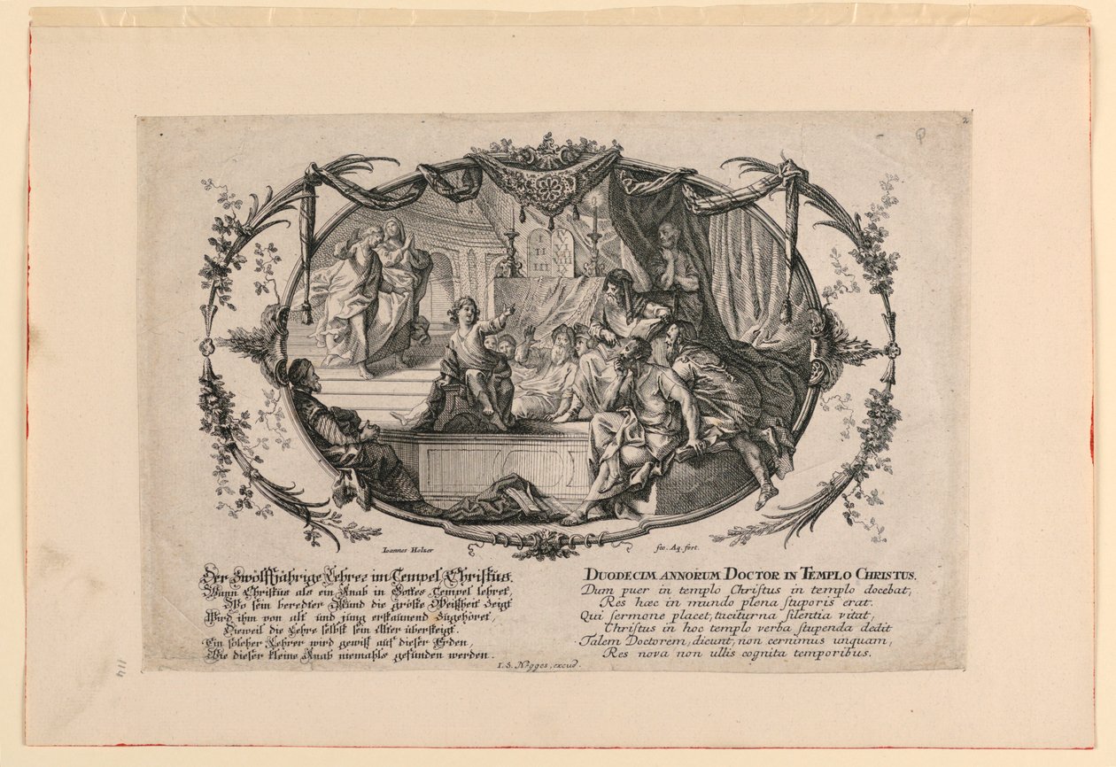 Duodecim Annorum Doctor in Templo Christus by Johann Evangelist Holzer