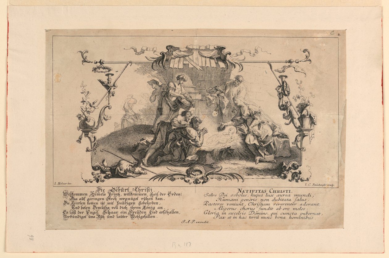 Nativity of Christ by Johann Evangelist Holzer