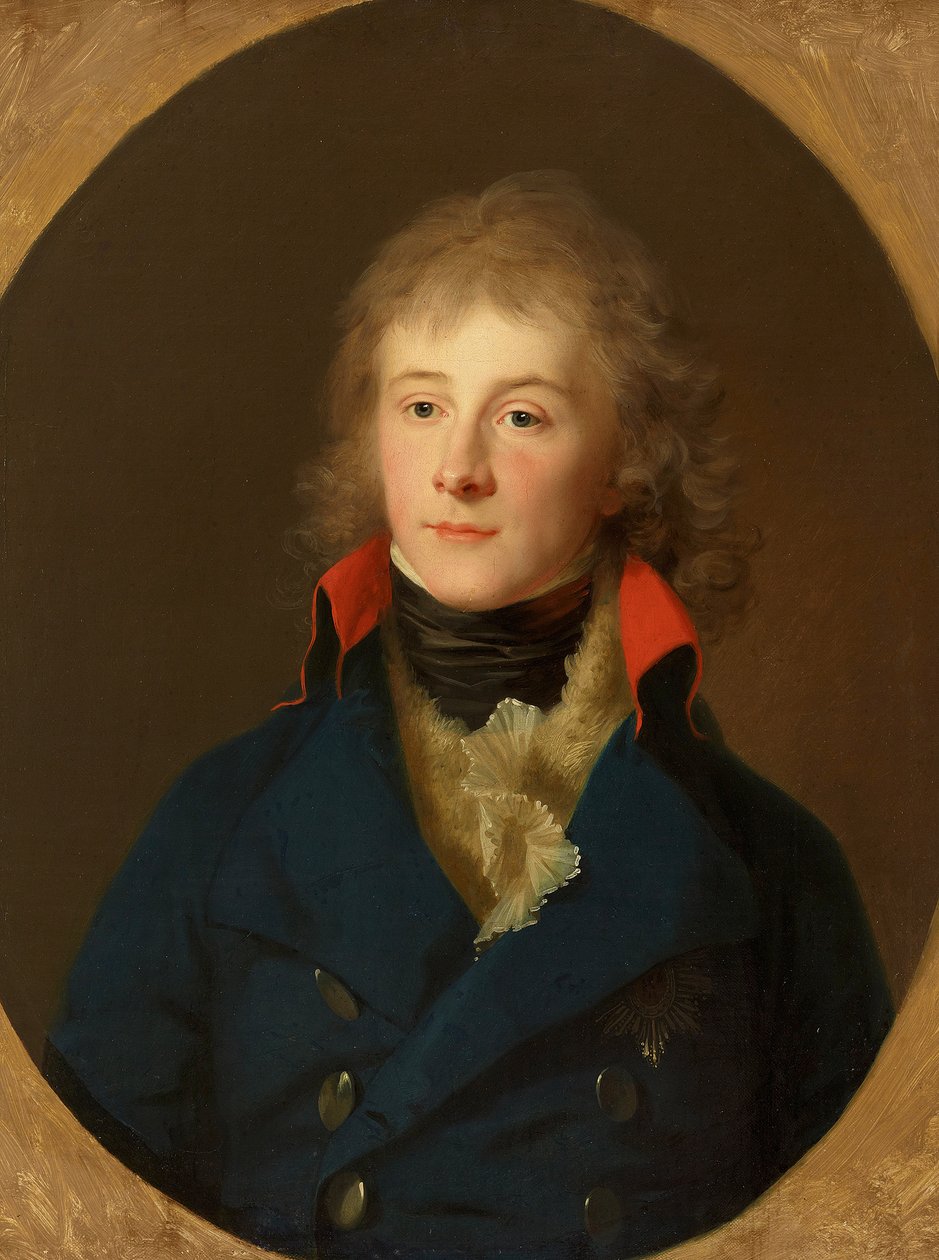 Portrait of Prince Louis Ferdinand of Prussia by Johann Friedrich August Tischbein