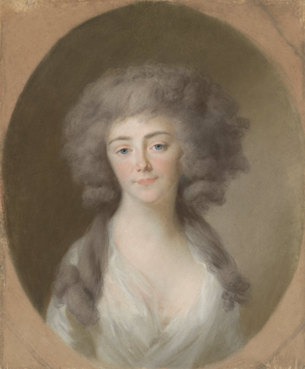 Louisa Isabella Alexandrina Augusta von Kirchberg (1772-1827), Wife of Frederick William, Prince of Nassau-Weilburg, and Sister-in-Law of Augusta Maria Carolina of Nassau-Weilburg by Johann Friedrich August Tischbein