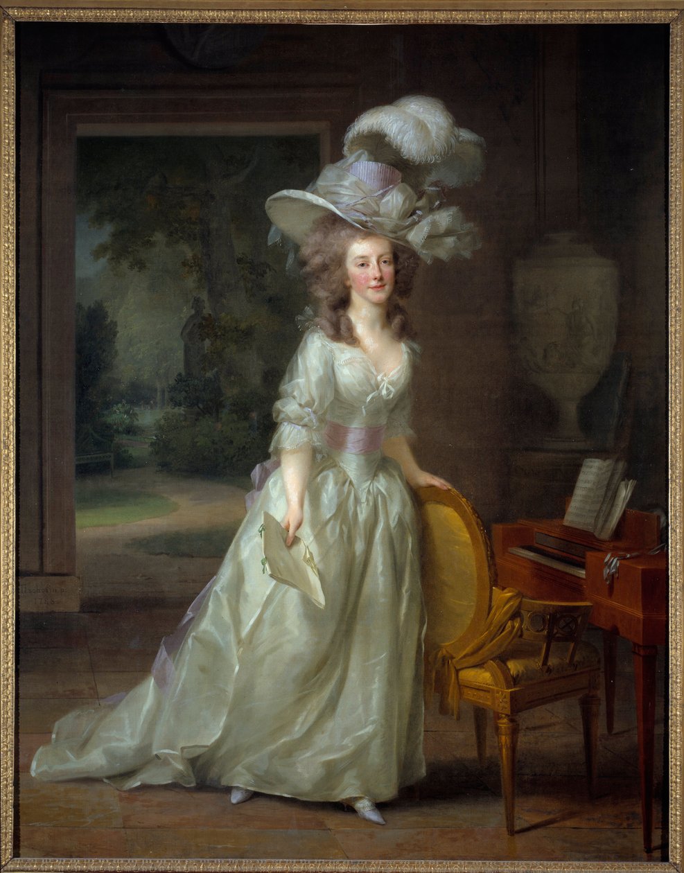 Full-Length Portrait of Princess Frederica Louise Wilhelmina of Orange by Johann Friedrich August Tischbein