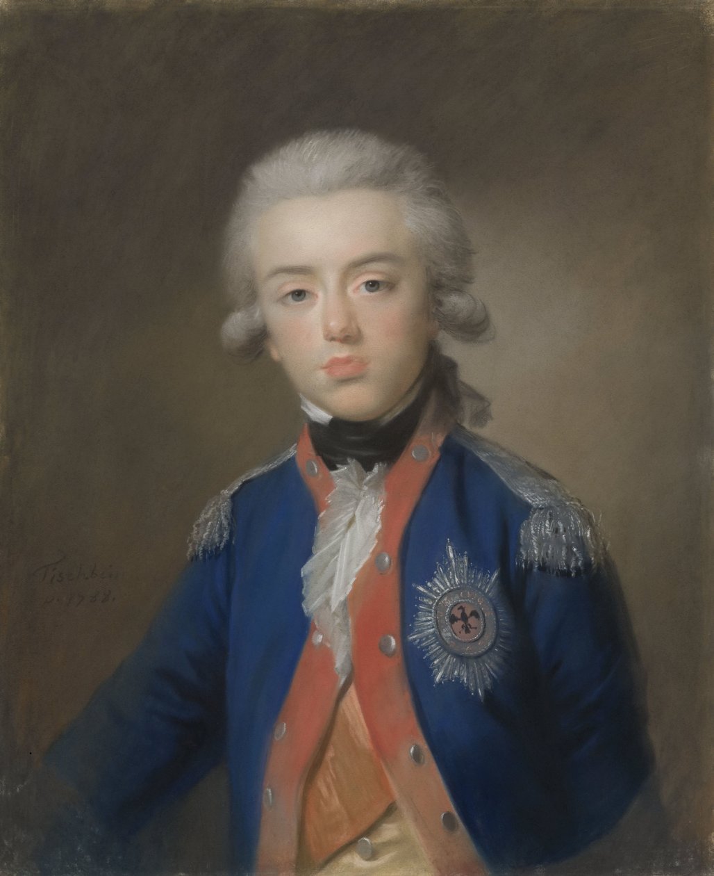 Willem George Frederik (1774-99), Prince of Orange-Nassau by Johann Friedrich August Tischbein