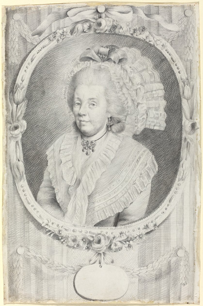 Frau Gottfried von Herder by Johann Friedrich Bierlein